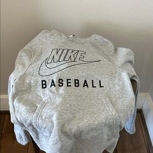 Nike Kid’s Gray Baseball Hoodie
